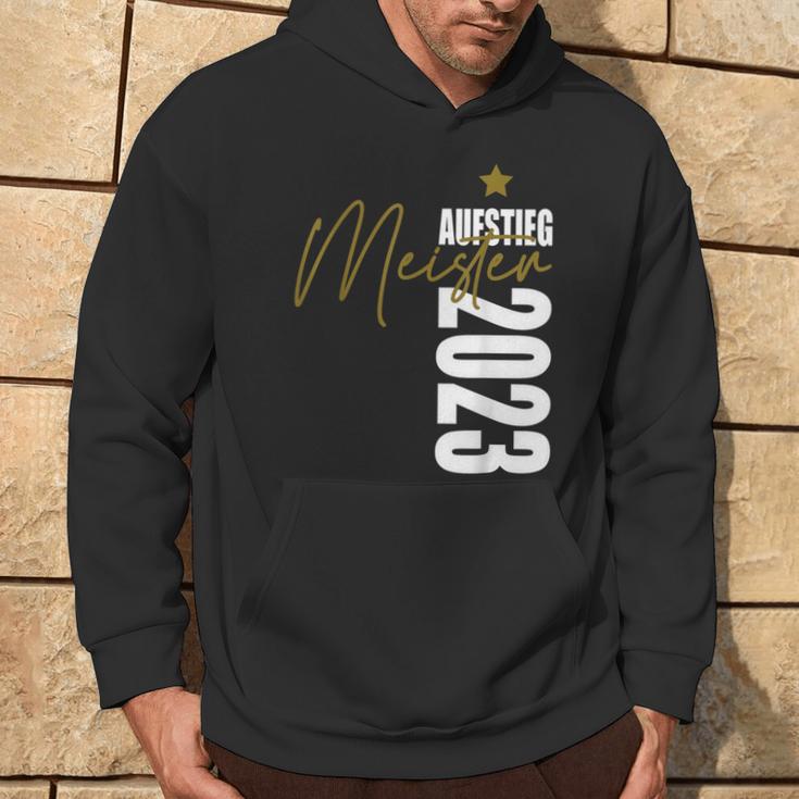 Fußball Meister 2023 Liga-Aufsteiger Team Handball Schwarzes Hoodie Lebensstil