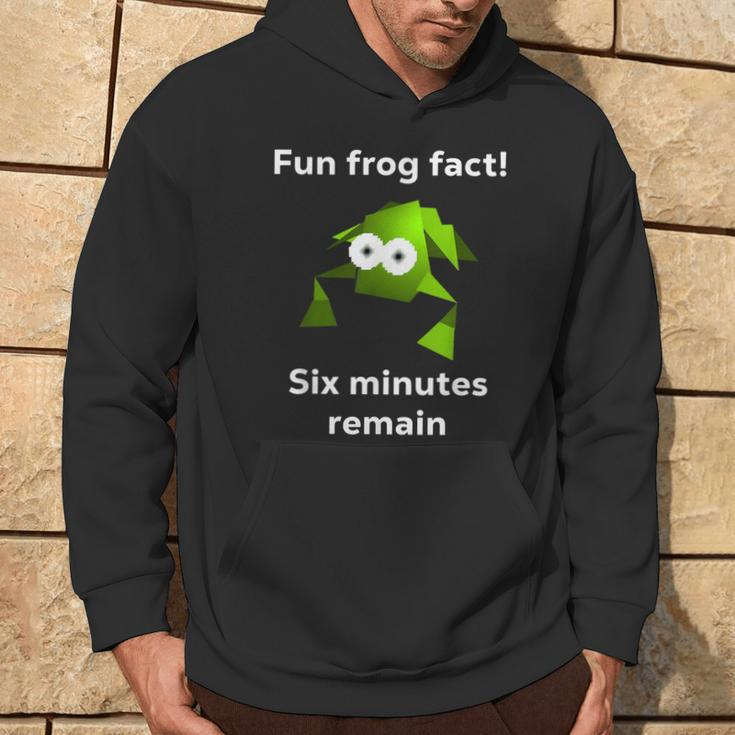 Fun Frog Fact Six Minutes Remain Cursed Frog Hoodie Lifestyle