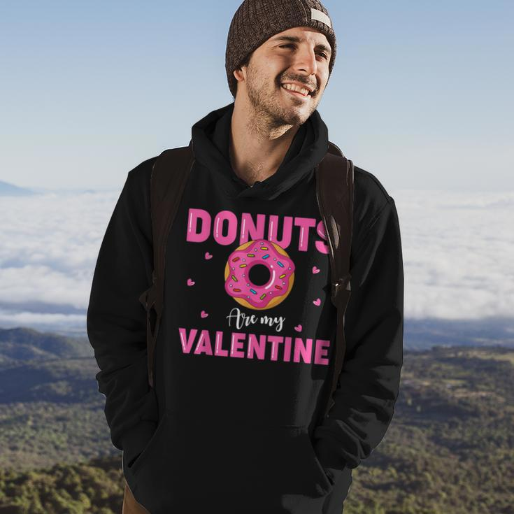 Adult Anti Valentine's Day Donuts Is My Valentine Hoodie Lifestyle