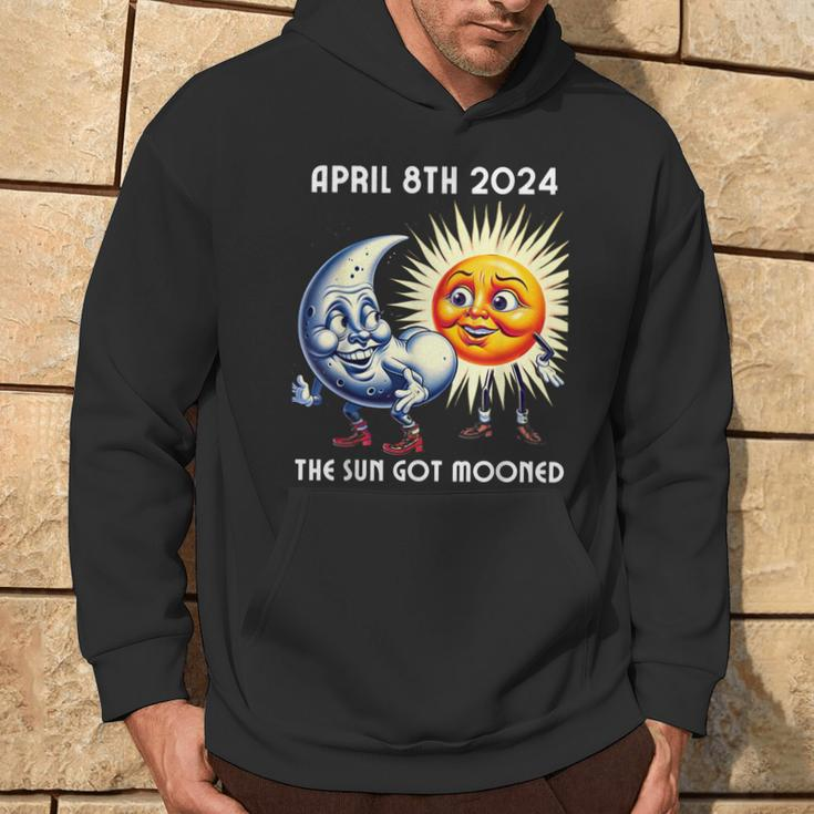 America Solar Eclipse 2024 40824 The Sun Got Mooned Hoodie Lifestyle