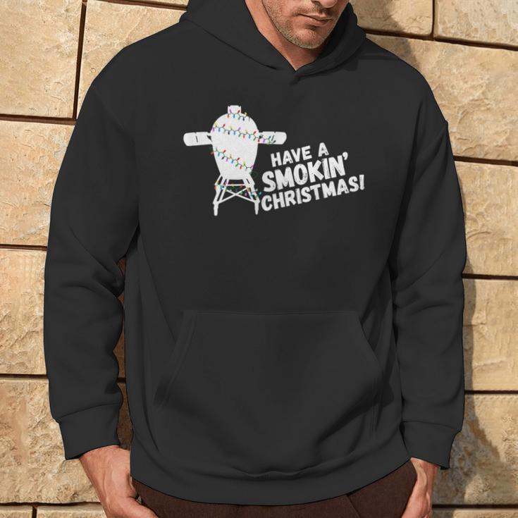 Bbq Christmas Green Egg Smoker Holiday Hoodie Lifestyle