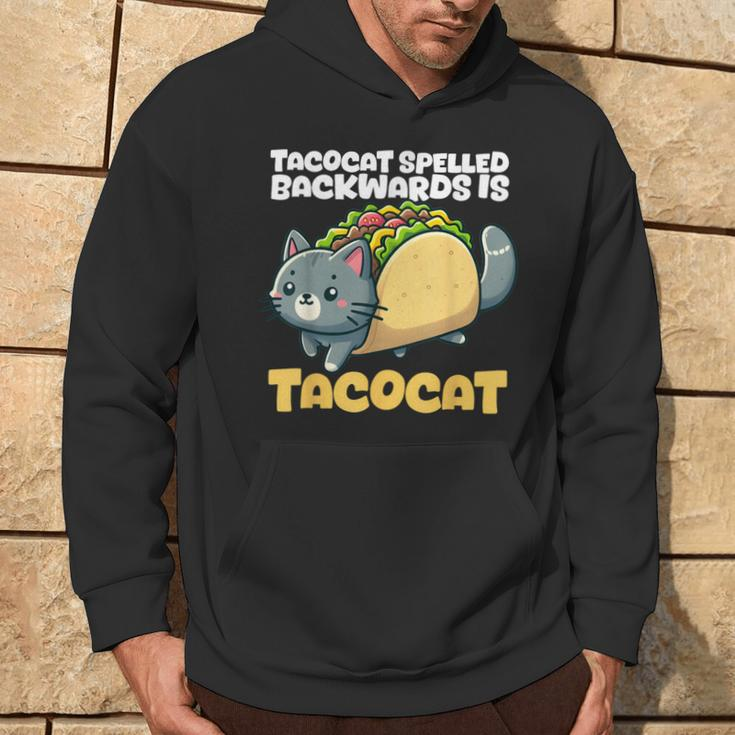Cat And Taco Tacocat Spelled Backward Is Tacocat Hoodie Lifestyle