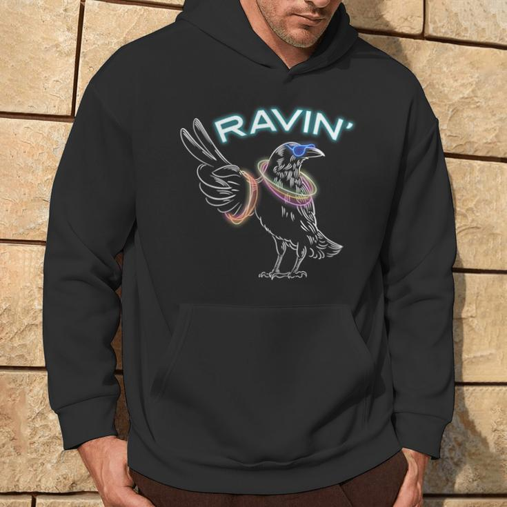 Clubbing Rave Party Raven Rave Hoodie Lifestyle