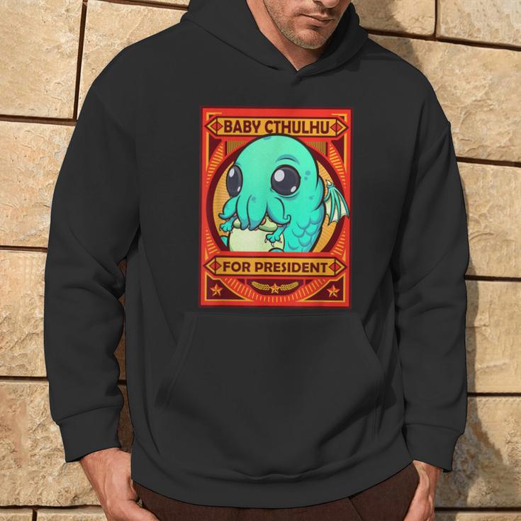 Cthulhu Baby Cthulhu For President Hoodie Lifestyle