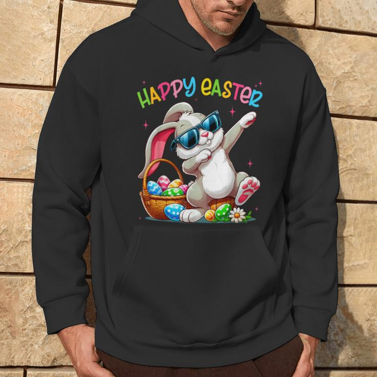 Dabbing Bunny Easter Happy Easter For Boys Girls Adult Hoodie Lifestyle