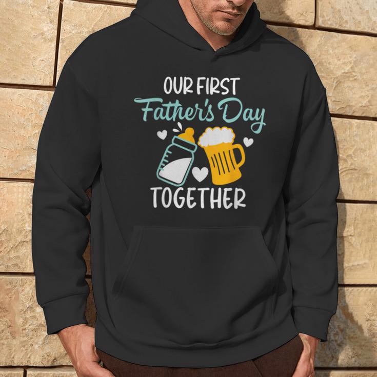 Dad And Son Our First Fathers Day Together 2023 Baby Hoodie Lifestyle