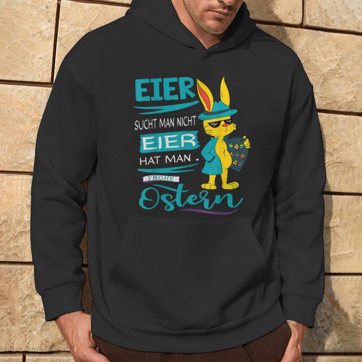 Easter Bunny Frohe Ostern Rabbit Easter Eggs Search Man Hoodie Lebensstil