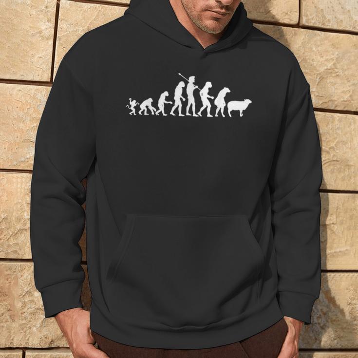 Evolution Man Evolved Into Sheep Hoodie Lifestyle