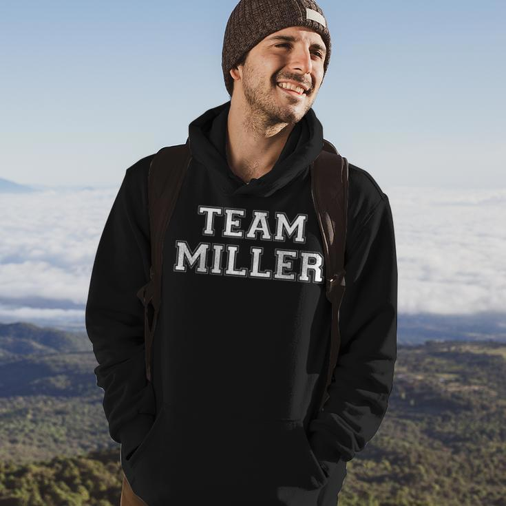 Family Team Miller Last Name Miller Hoodie Lifestyle