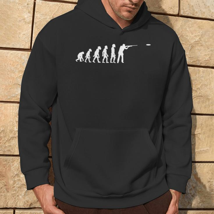 Human Sporting Clays Evolution Player Pigeon Shooter Hoodie Lifestyle