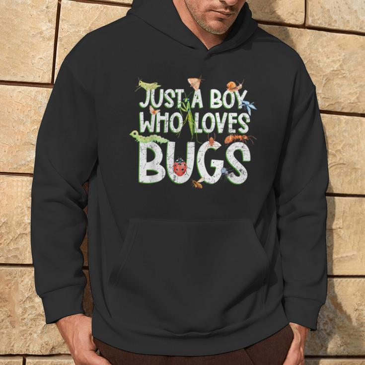 Insect Just A Boy Who Loves Bugs Boys Bug Hoodie Lifestyle