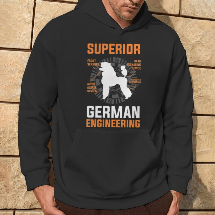 Poodle Lover Superior German Engineering Hoodie Lifestyle