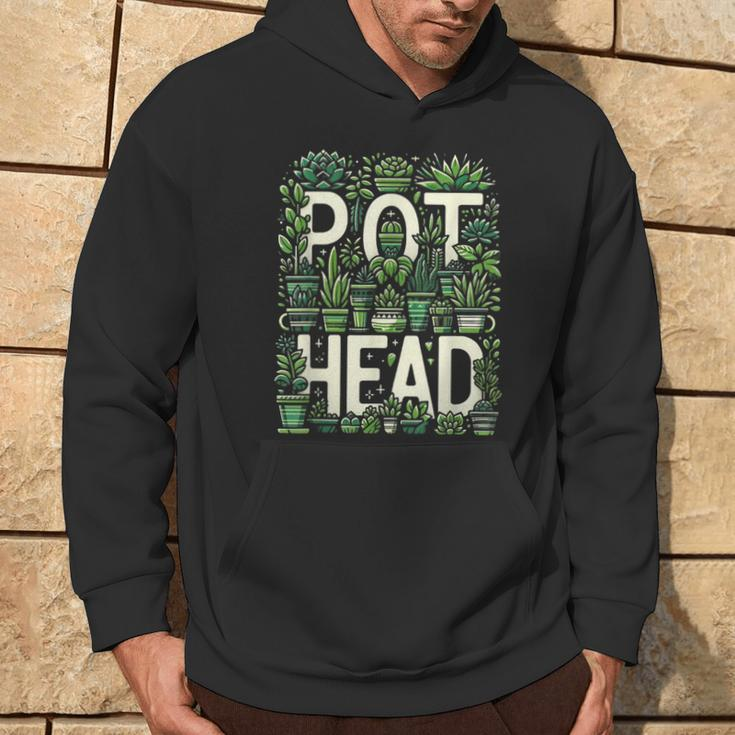 Pot Plants Head Cute Succulent Garden Gardening Hoodie Lifestyle