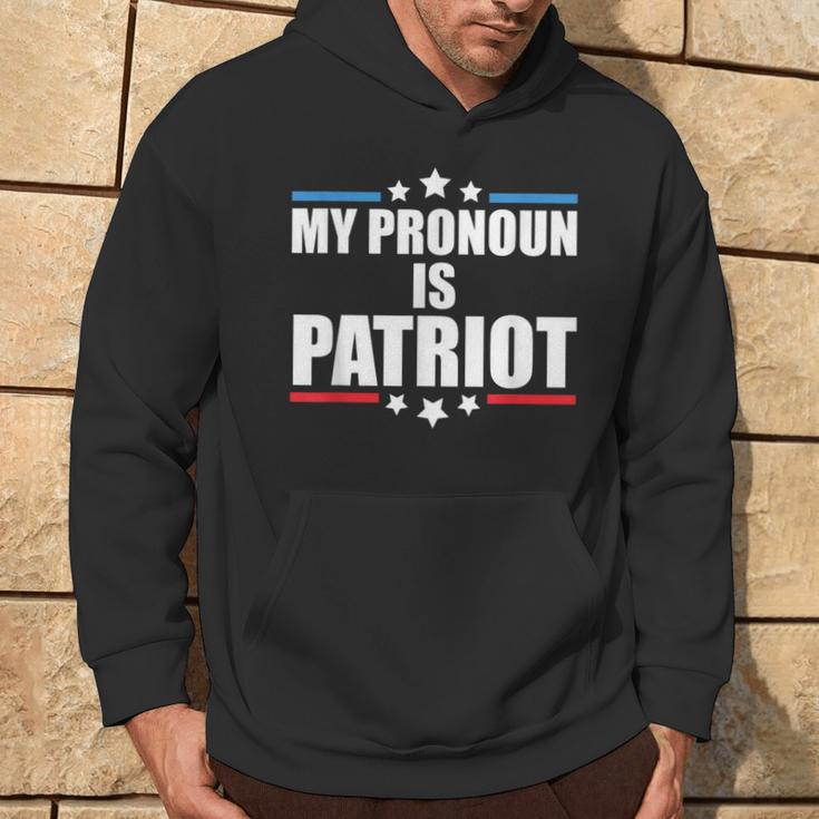 Republican My Pronoun Is Patriot Pro Trump Hoodie Lifestyle