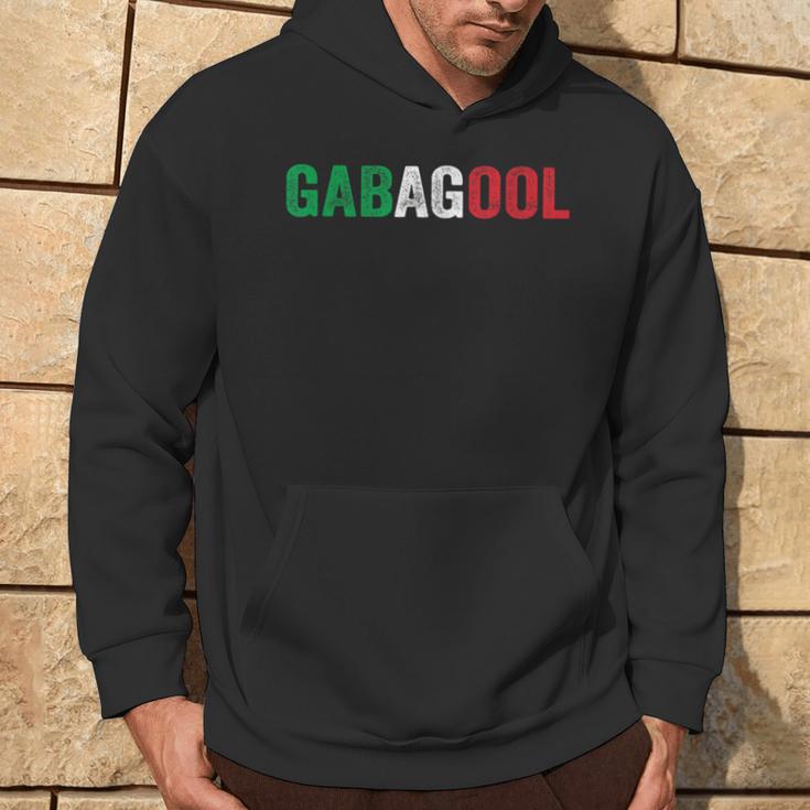 Gabagool Capicola Italian Slang Italy Flag Vintage Hoodie - Monsterry