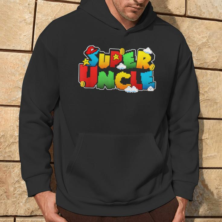 Gamer Super Uncle Family Matching Game Super Uncle Superhero Hoodie Lifestyle