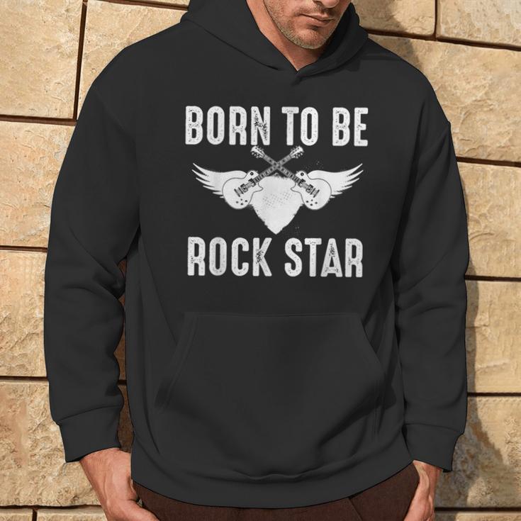 Geboren Um Rockstar Zu Werden Hoodie Lebensstil