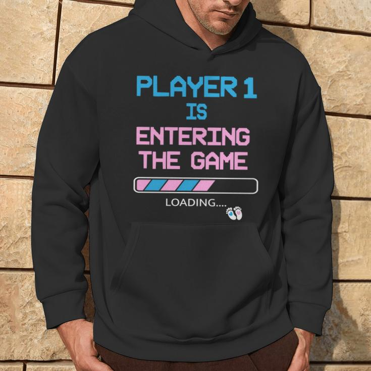 Gender Reveal New Dad Baby Announcement Father's Day Gamer Hoodie Lifestyle