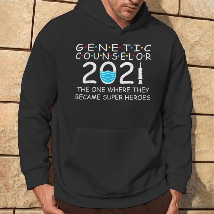 Genetic Counselor 2021 Super Heros Hoodie Lifestyle