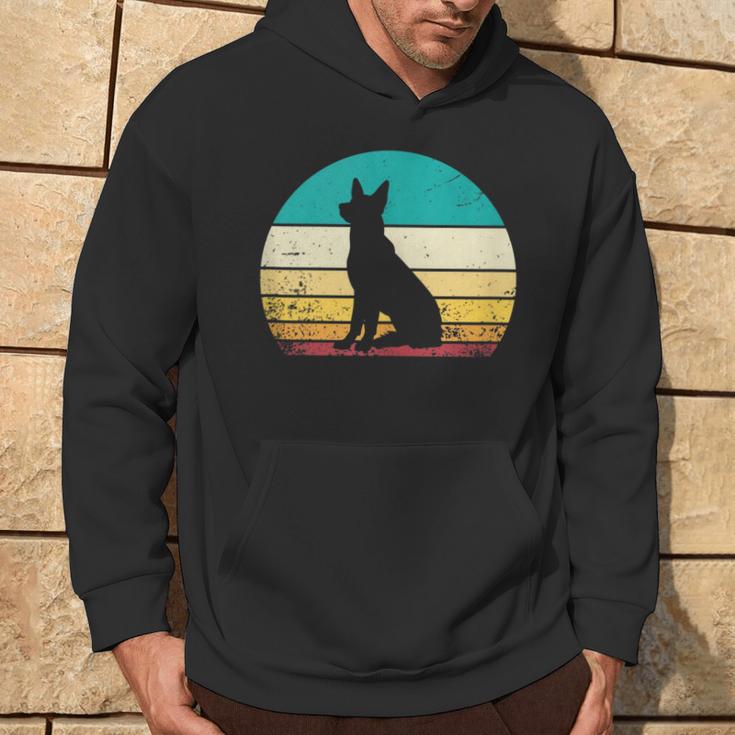 German Shepherd Vintage Retro Sunset Shepherds Dog Lovers Hoodie Lifestyle