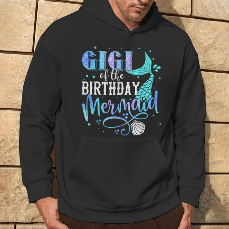 Gigi Of The Birthday Mermaid Family Matching Party Squad Hoodie Lifestyle