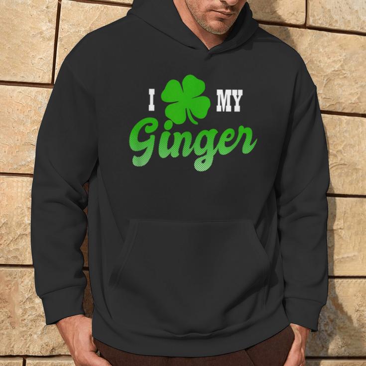 Ginger Pride I Love My Ginger Hoodie Lifestyle