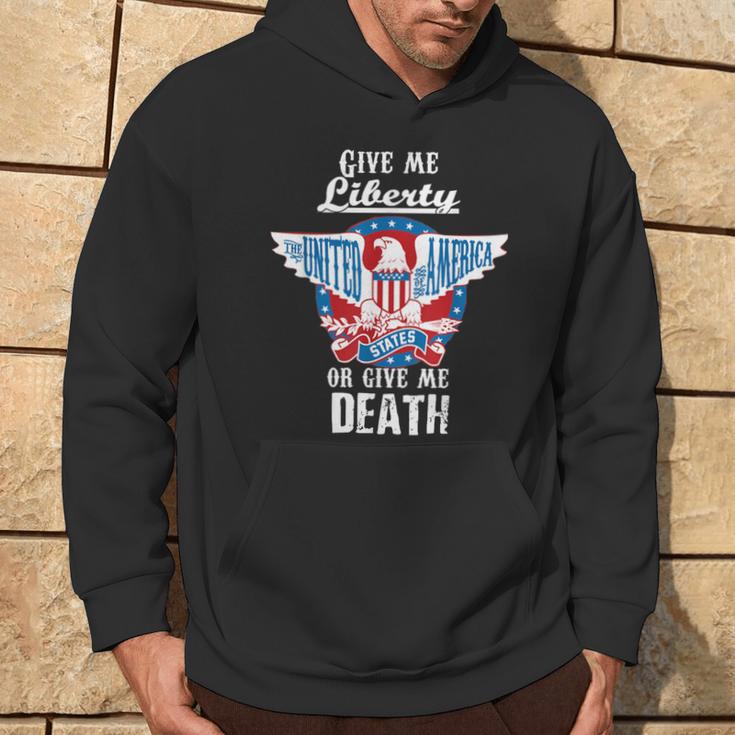 Give Me Liberty Or Give Me Death 4Th Of July Hoodie Lifestyle