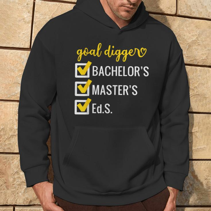 Goal Digger Inspirational Quotes Education Specialist Degree Hoodie Lifestyle