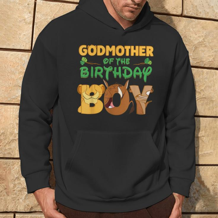 Godmother Of The Birthday Boy Lion Family Matching Hoodie Lifestyle