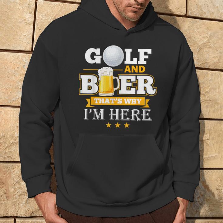 Golf Und Bier Kapuzenpullover Lebensstil