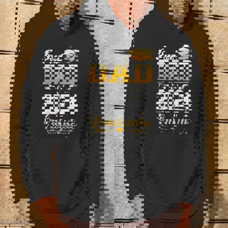 Graduation Proud Dad Of A 2024 Graduate Hoodie Lifestyle