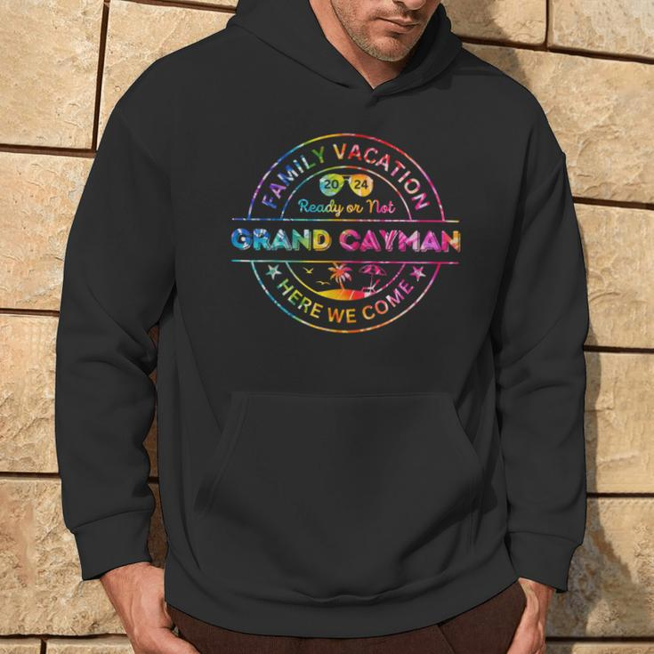 Grand Cayman 2024 Tie Dye Family Vacation Matching Vacay Hoodie Lifestyle