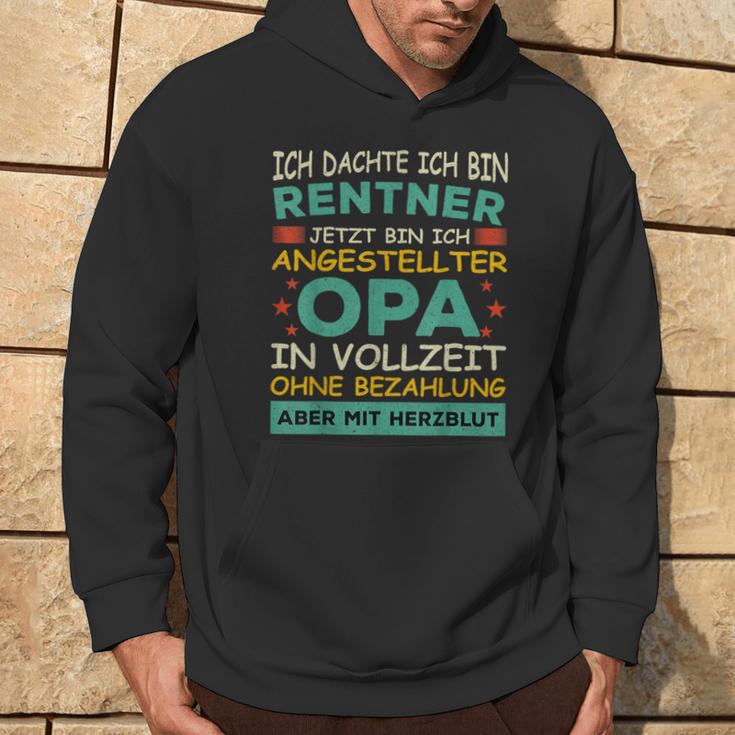 Grandpa Pensioner Grandad Full Time Aid Grandpa Kapuzenpullover Lebensstil