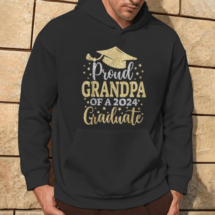 Grandpa Senior 2024 Proud Dad Of A Class Of 2024 Graduate Hoodie Lifestyle