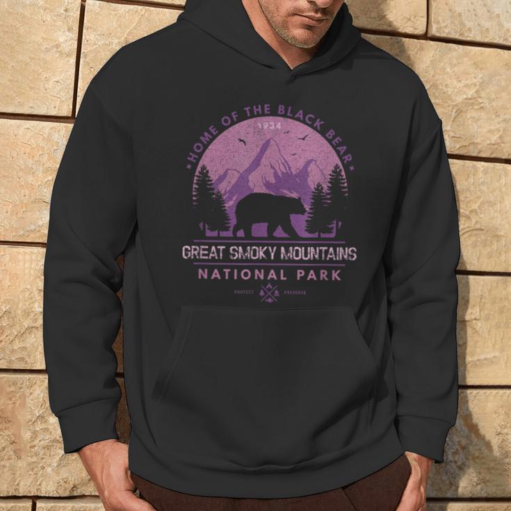 Great Smoky Mountains National Park Home Of Black Bear Hoodie Lifestyle