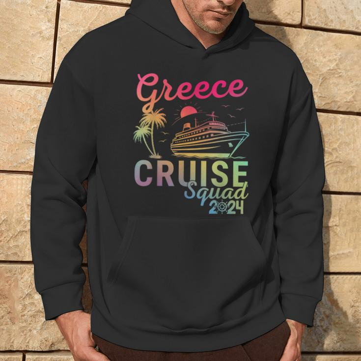 Greece Cruise Family 2024 Squad Vacation Matching Family Hoodie Lifestyle
