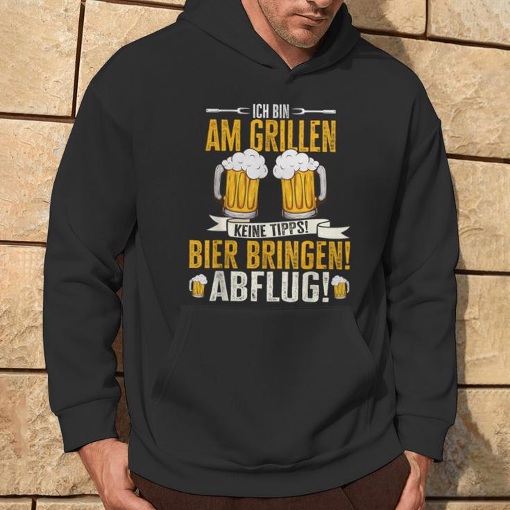 Grillmeister Bin Am Grill Papa Bbq Grill Grillabend Kapuzenpullover Lebensstil