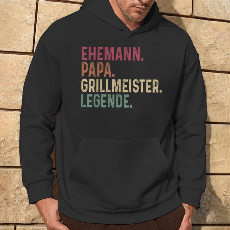 Grillmeister Dad Husband Legend Grill Kapuzenpullover Lebensstil