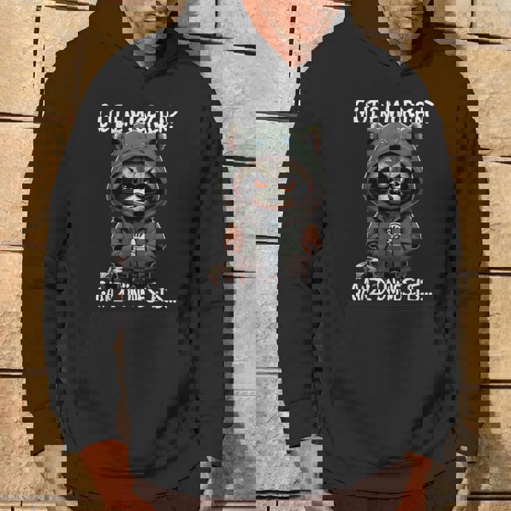 Guten Morgen Ganz Thin Ice Cream Black Hoodie Lebensstil