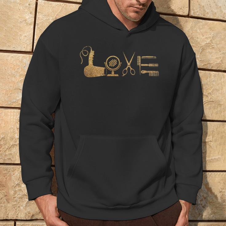 Hair Stylist Barber Love Hairdresser Hoodie Lebensstil