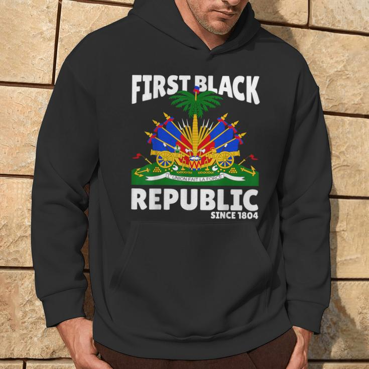 Haiti Heritage Since 1804 Proud Zoe Happy Haitian Flag Day Hoodie Lifestyle