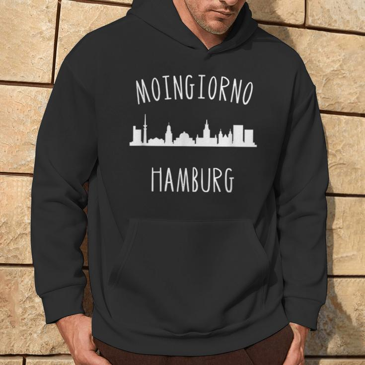 Hamburg Souvenir Andenken Moingiorno Skyline Hoodie Lebensstil