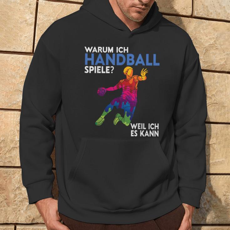 Handball Spieler s Für Herren Frauen Und Handball Fans Hoodie Lebensstil