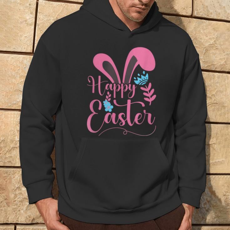 Happy Easter Bunny Ears Classic Hoodie Lifestyle