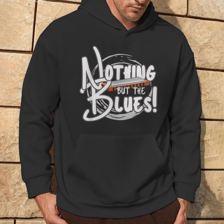 Harmonica Musician Blues Vintage Blues Music Lover Hoodie Lifestyle