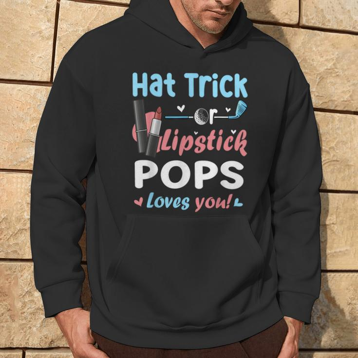 Hat Trick Or Lipstick Pops Loves You Gender Reveal Hoodie Lifestyle