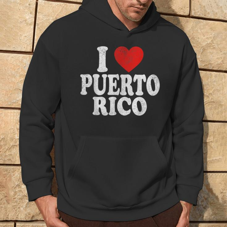 I Heart Love Puerto Rico Hoodie Lifestyle