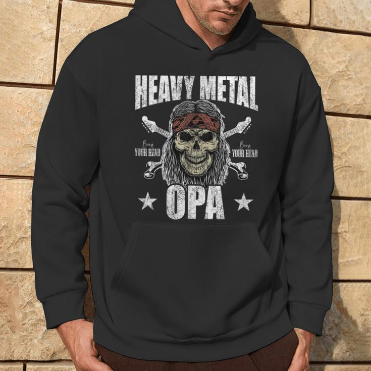 Heavy Metal Grandpa Grossvater Bester Metal Grandpa Hoodie Lebensstil