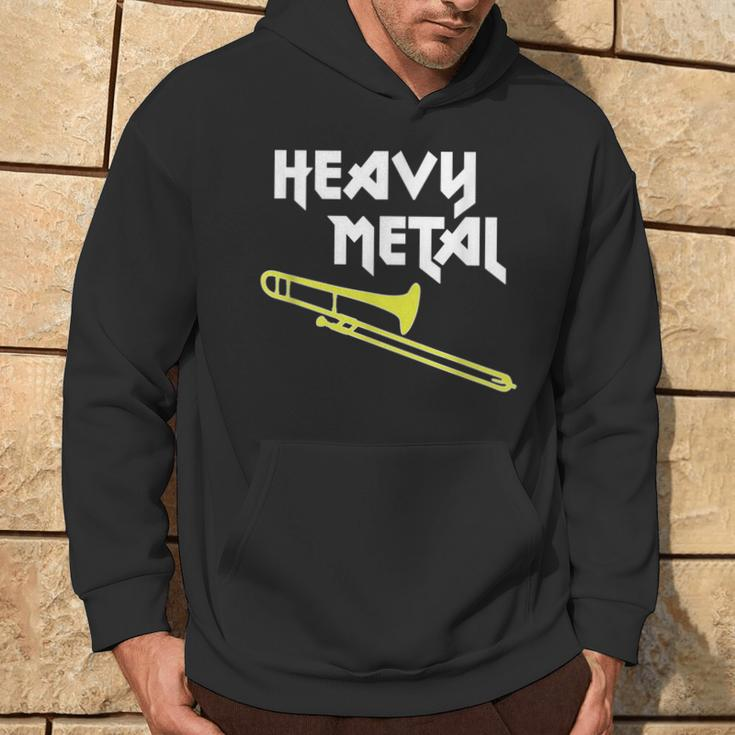 Heavy Metal Marching Band Concert Band Trombone Hoodie Lifestyle