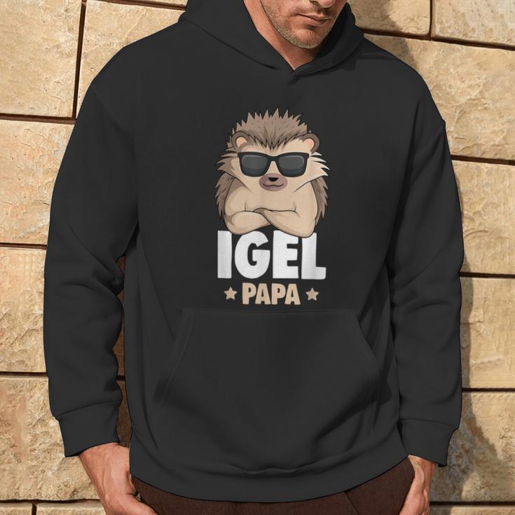 Hedgehog Papa Hoodie Lebensstil